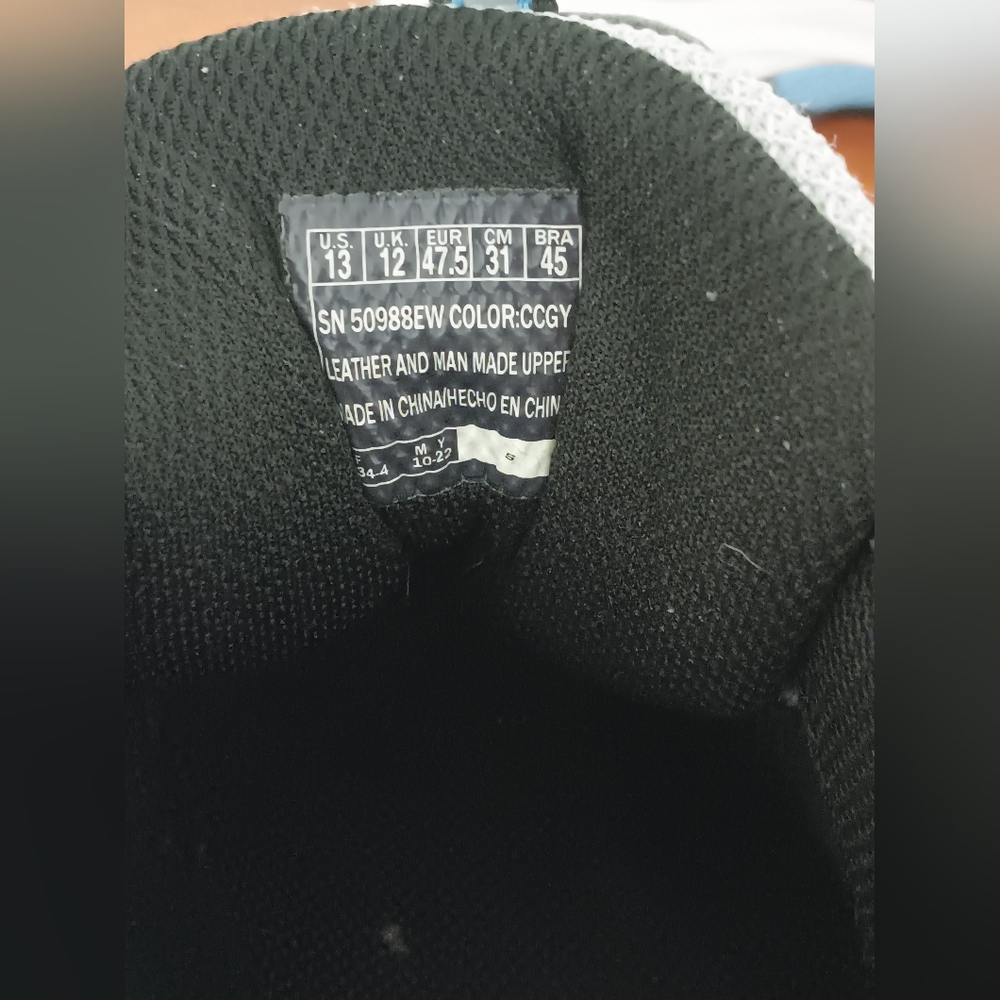 Skechers Black and Gray Chunky Athletic Shoes - Picture 10 of 11